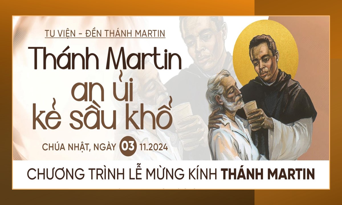 Chương trình lễ tại Đền thánh Máctinô - Biên Hoà, ngày 3/11/ 2024