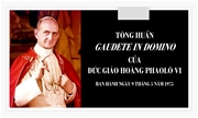 tong huan gaudete in domino   hay vui len trong chua